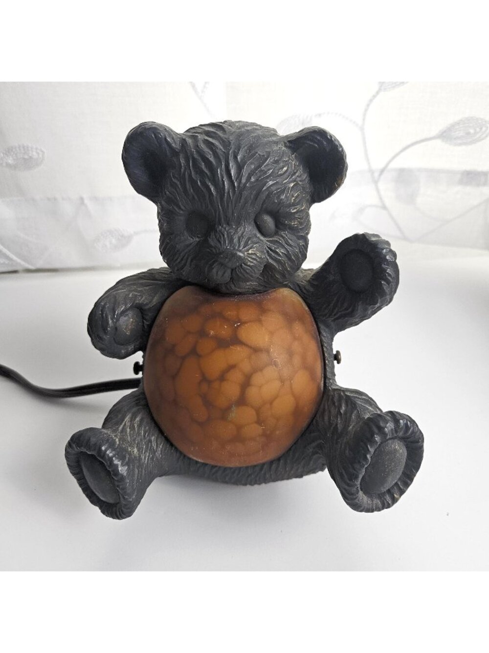 Vintage Teddy Bear Lamp Night Light Cast Iron Cheyenne